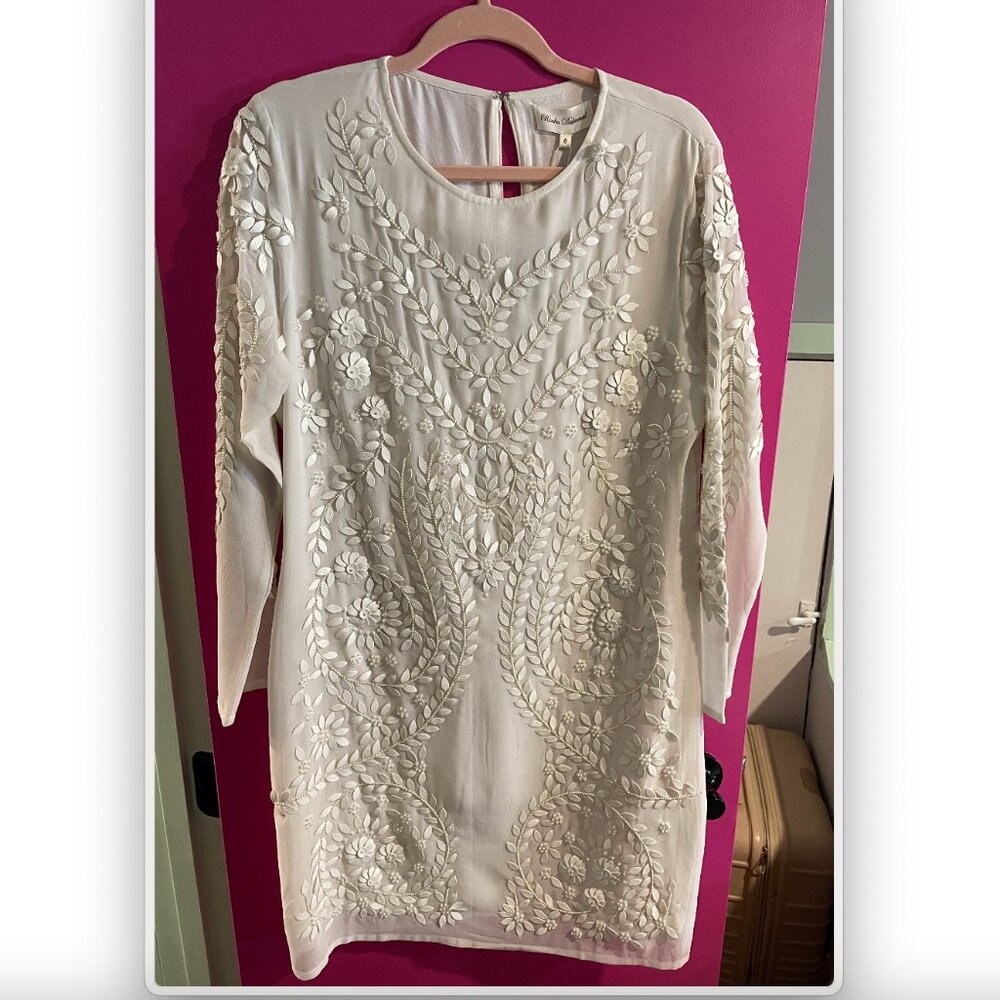 NWT Rinku Dalamal Dress 🤍 Anthropologie Weddings Mini, Sz 8 📦 SHIPS FREE